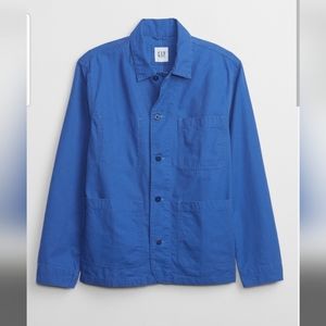 Gap chore jacket, admiral blue, size large.